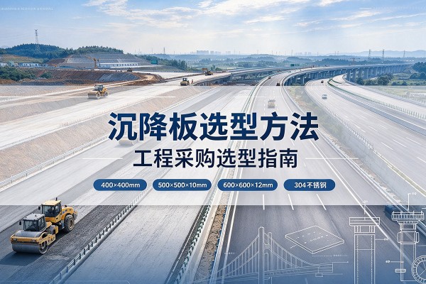 和静沉降板选择方法