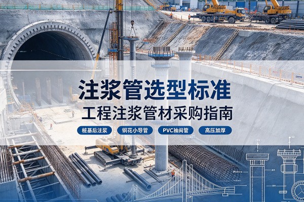 和静注浆管选型标准