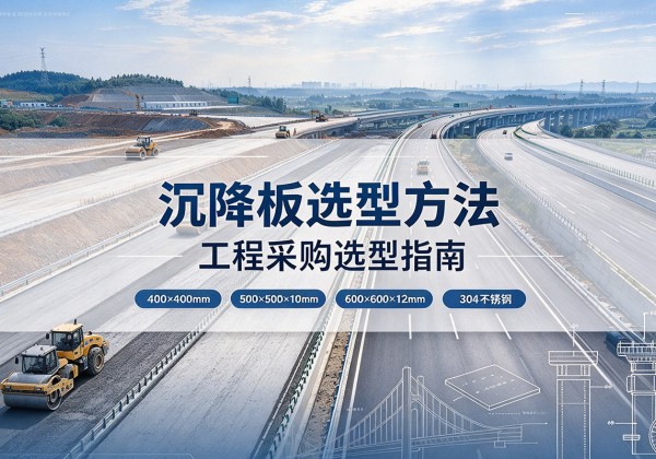 和静沉降板选择方法