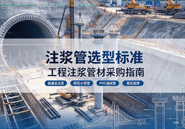 和静注浆管选型标准